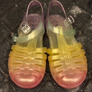 Cat & Jack Colorful Jelly Sandals with Buckle